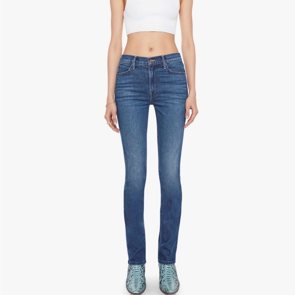 Mother rascal skimp shine on jeans